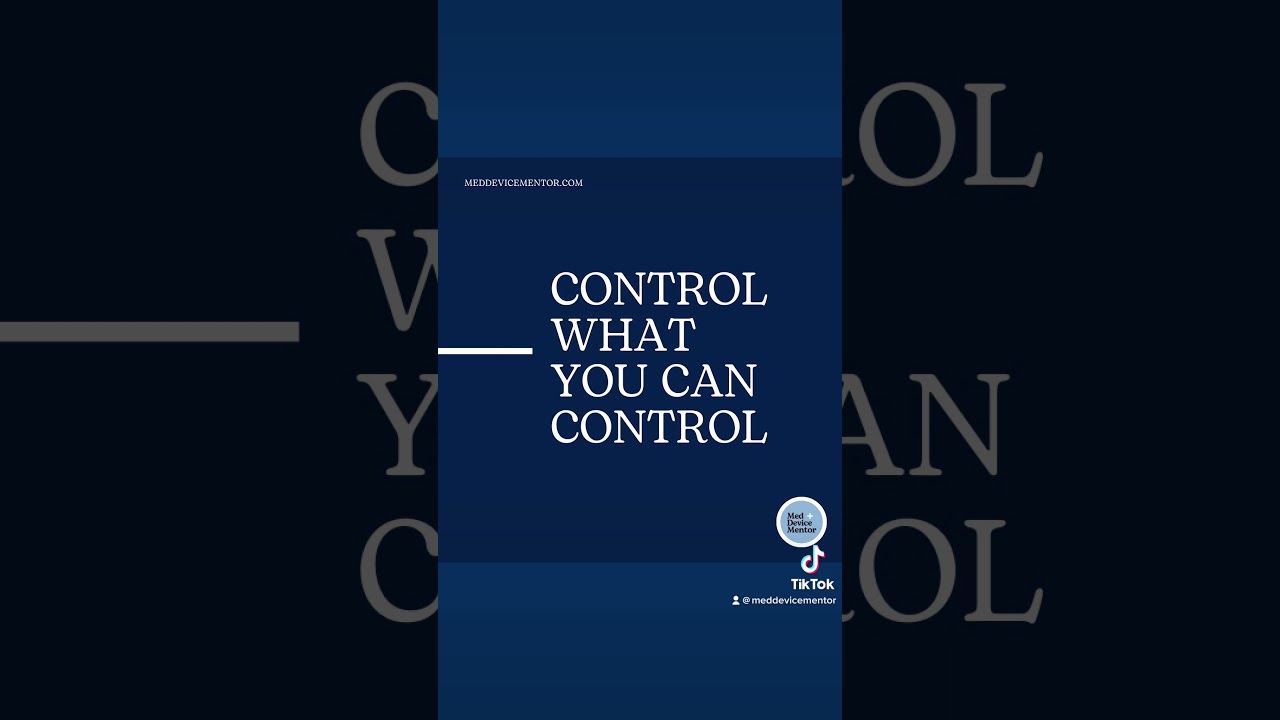 Things will happen in your medical device sales career that are completely out of your control.