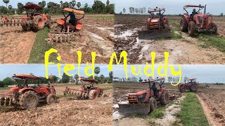 Tractor Help Tractor | Tractor Plowing For Plants Rice