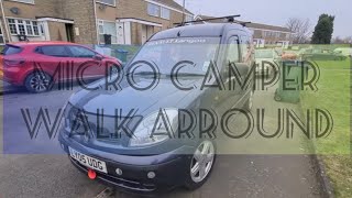 Ultimate Renault Kangoo Micro Camper Conversion! Tiny Living on Wheels!