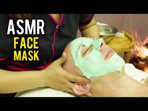 ASMR FACE MASK | SPA TREATMENT | ASMR BARBER