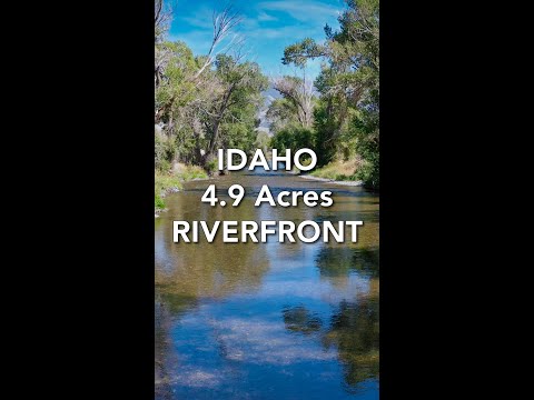 Idaho Land for Sale on River • Trout Fishing • LANDIO
