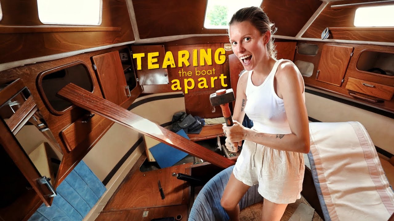 Why is SHE TEARING the boat APART!