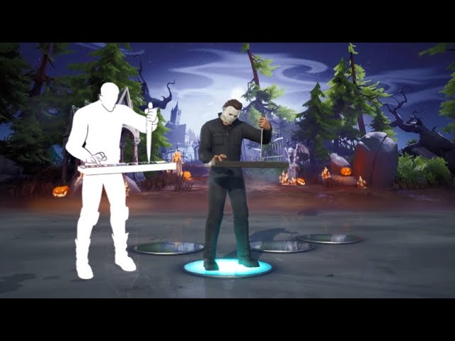 Fortnite Michael Myers Emote Transitions🔪