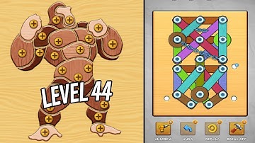 🏅 NUTS & BOLTS 3D: Screw Master 🤪 Level 44 🧩 Gameplay Walkthrough