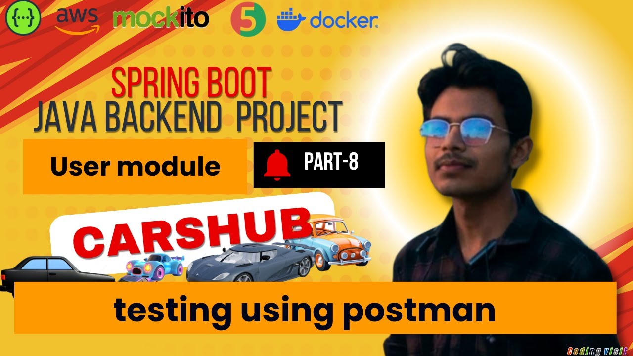 user  rest testing || part 8 | Carshub Project | Java + Spring Boot + Docker + AWS