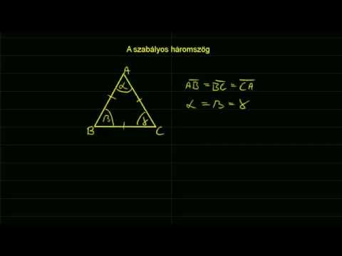 Videó: Hogyan Lehet Megtalálni A Szabályos Háromszög Oldalát