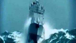 Warship in a Force 9 Gale