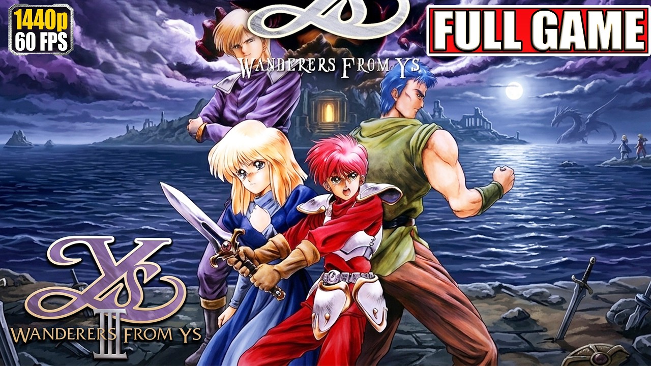 3 Wanders Ys 3 Wanderers from Ys Full Gameplay Walkthrough [1990 SNES Longplay ...