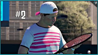 AO Tennis 2 Career Mode Episode 2 - WHAT A MATCH | PS4 Pro Gameplay