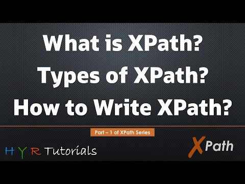 Videó: Mi az XPath a szelénben példával?
