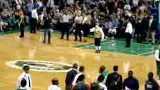 Lucky Dunking at Celtics Game
