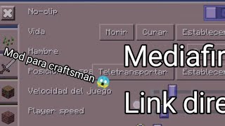 🔥MOD PARA CRAFTSMAN|LINK DIRECTO|MEDIAFIRE🔥