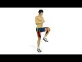 美脚脚の運動: High Knees Running In Place