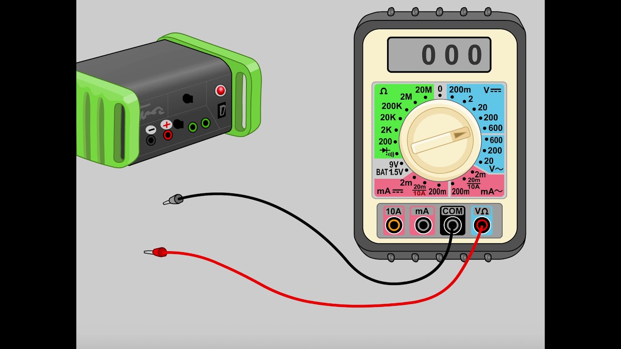 MULTIMETRE - MODE EMPLOI - VOLTMETRE AMPEREMETRE - ELECTRICITE