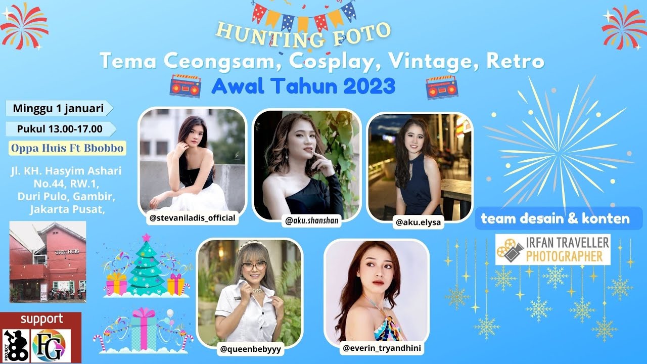 HUNTING FOTO MODEL TEMA CASUAL AWAL TAHUN 2023 - YouTube