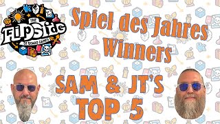 Sam & JT's Top 5 Spiel des Jahres Winners