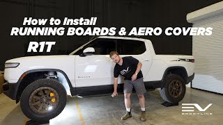 How to DIY Install Rivian R1T RMaxx Running Boards and Aero Cover Panels from EV Sportline