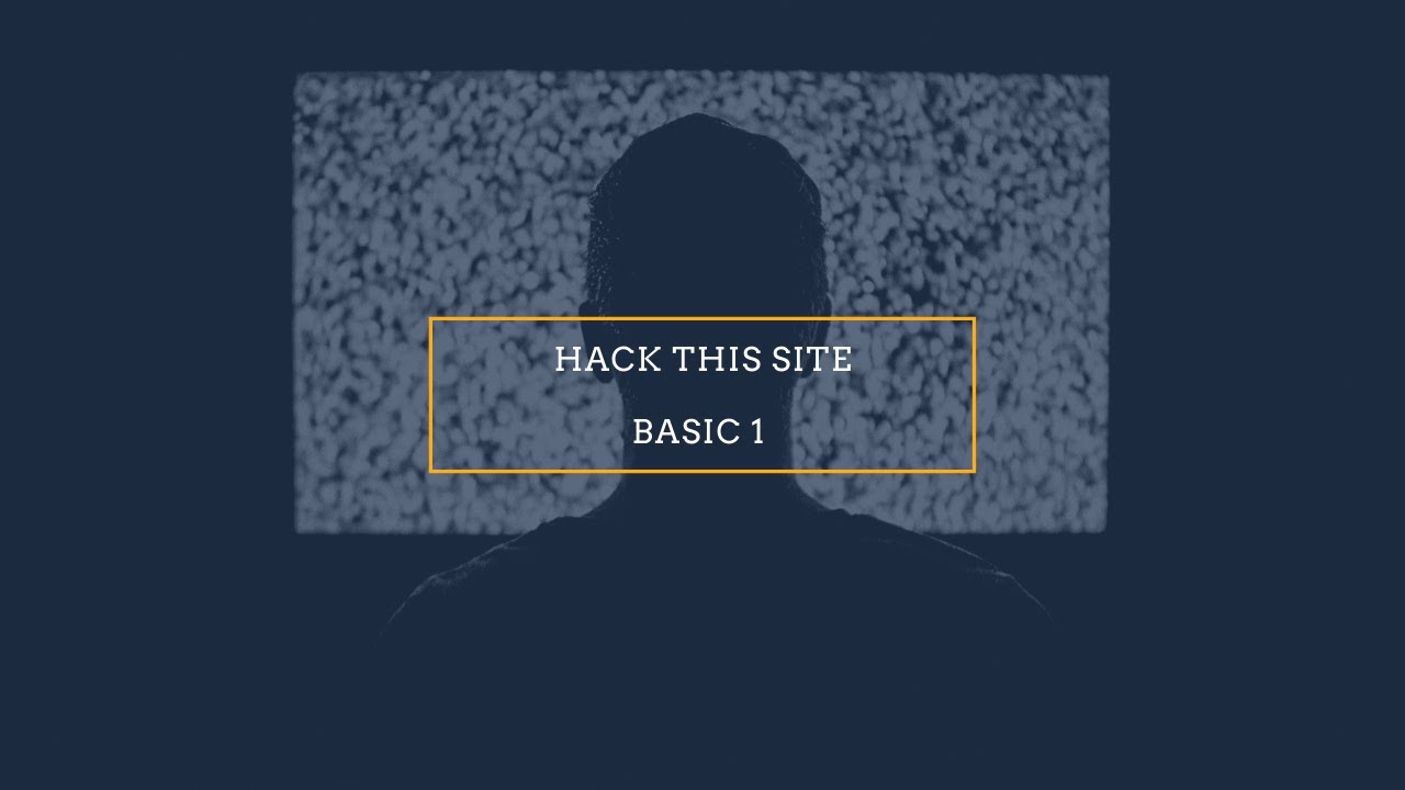 Hack This Site Challenge Basic - 1 - YouTube