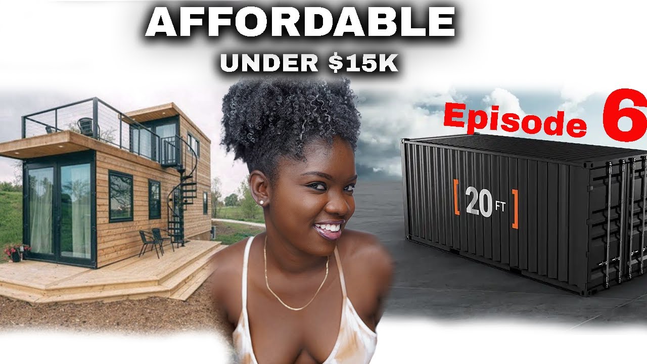 ⁣Building a tiny home- 20 FT Shipping Container Home- Episode 6