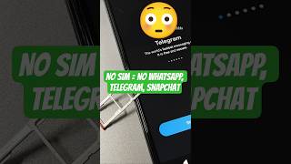 NO SIM = NO Messaging APPS? New Govt Rule! #shorts
