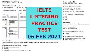 IELTS LISTENING PRACTICE TEST 6 FEB 2021