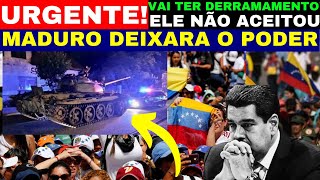 JA TEM TANQUES NAS RUAS VAI TER DERRAMAMENTO MADURO NÃO ACEITA PERDER O RESULTADO AGORA NOITE VEJA!