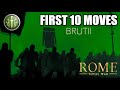 Brutii First 10 Moves Rome Total War
