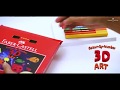 Fabercastell color by number 3d art