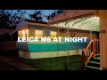 Shooting the leica m6 at night with no light meter