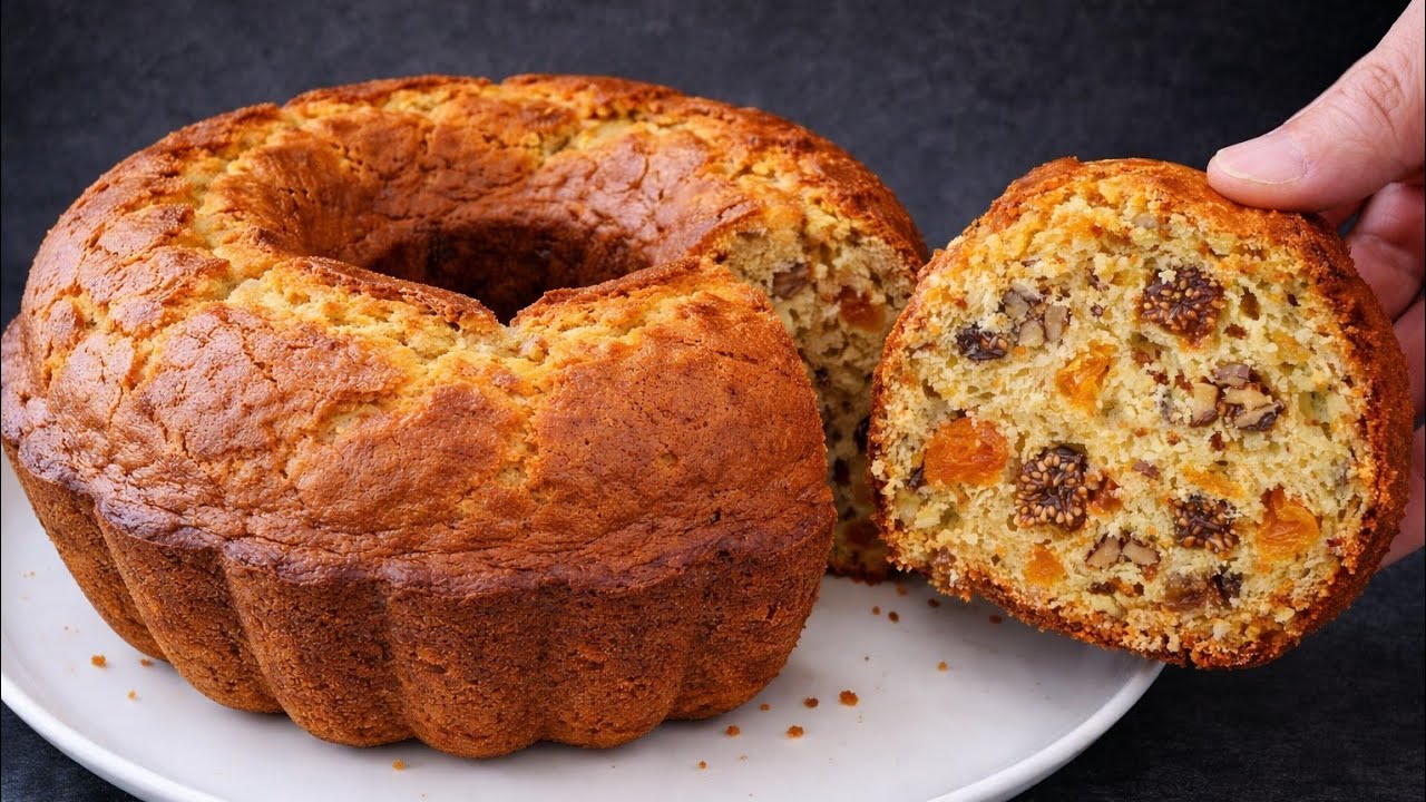 Торт за 5 минут! Лучший торт с сухофруктами, который тает во рту! Невероятно мягкий!