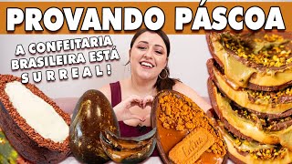 PROVANDO OVO DE PÁSCOA 2024 - fiquei chocada!!! | Tábata Romero