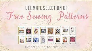 Take advantage of the ultimate selection of AGF free sewing patterns! // FREE SEWING PATTERNS ▸ http://liveartgalleryfabrics.com