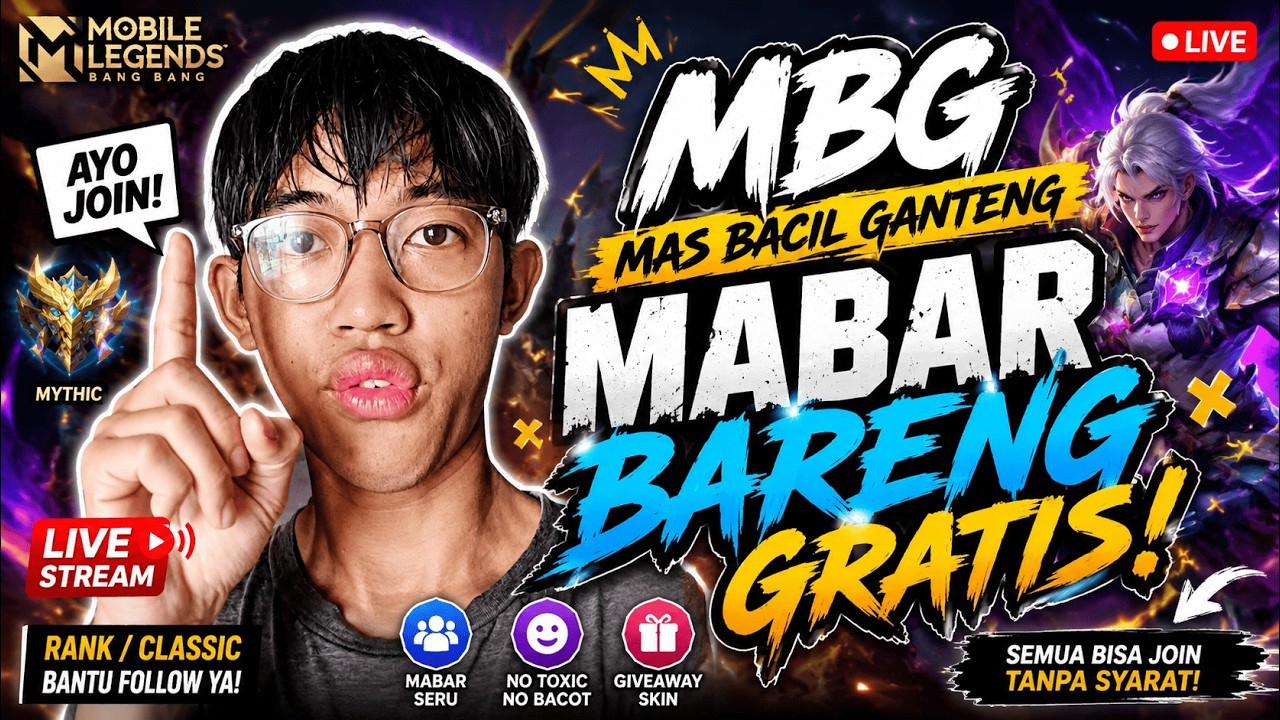 🔴 MAS BACIL GANTENG OPEN MABAR BARENG MABAR #LIVESHORT #SHORT #ROBLOX