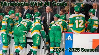 Minnesota Wild All Goals 2024 - 2025 Season
