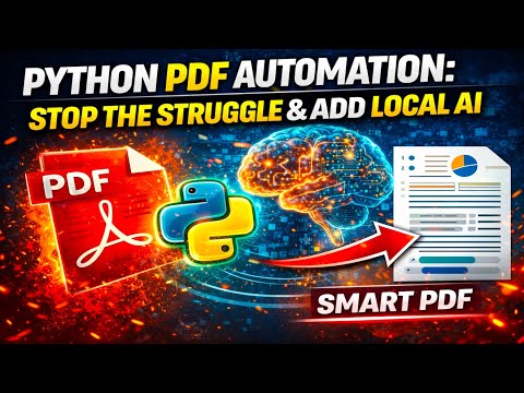 Python PDF Automation: Stop the Struggle & Add Local AI 🐍