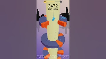 Helix jump (lvl 55-56) | mini games #shorts #Androidgames #iOSgames