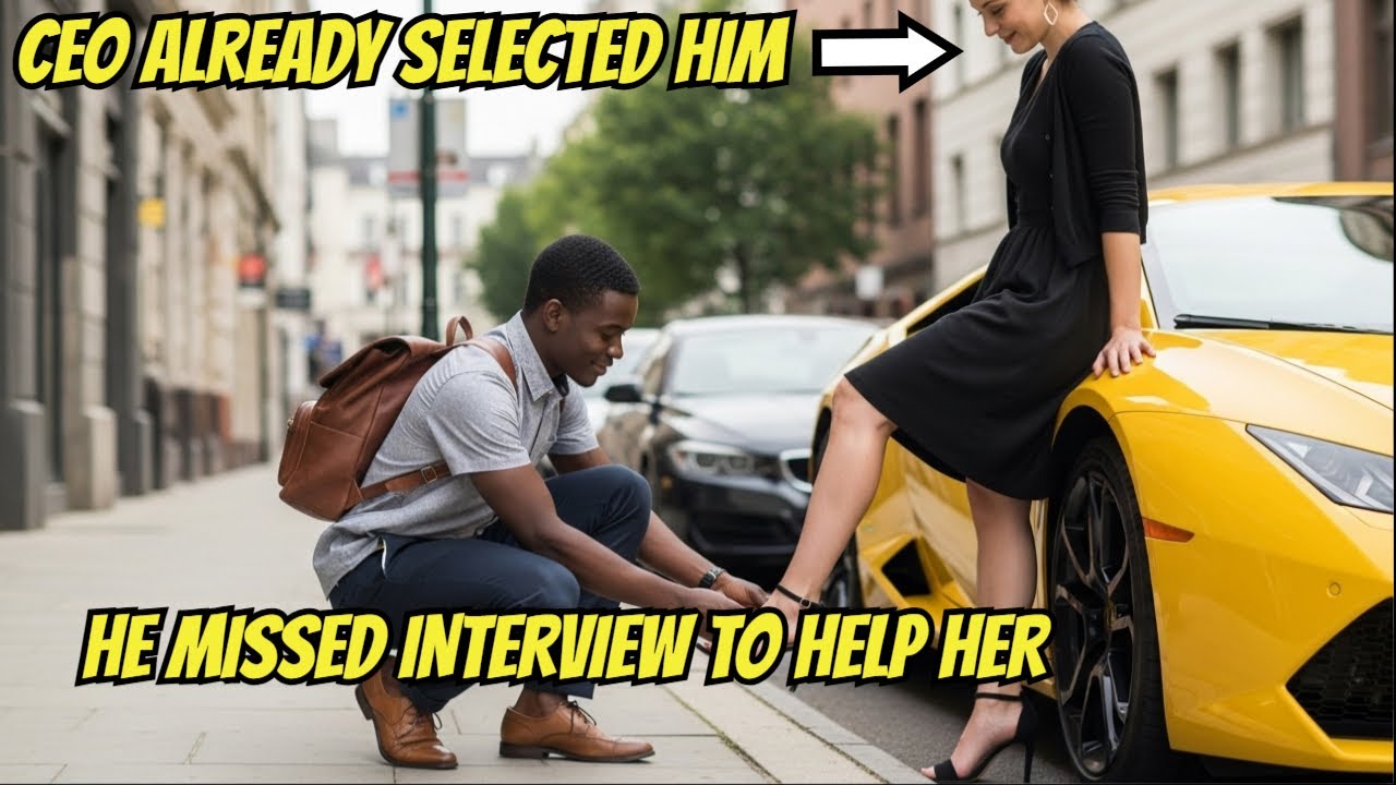 A Poor Black Man Missed His Interview to Help a Woman—She Was the CEO And He Just Passed Her Test!