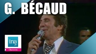 Video thumbnail of "Gilbert Bécaud "Un homme heureux" (live officiel) | Archive INA"