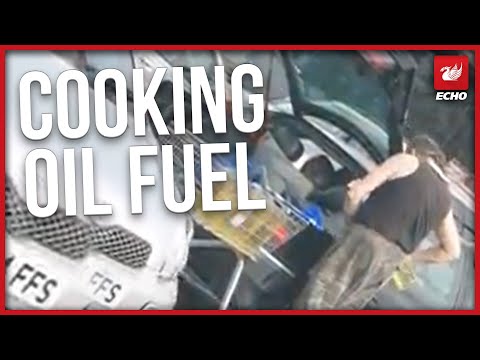 Video shows Tesco customer filling car up with cooking oil amid fuel prices surge