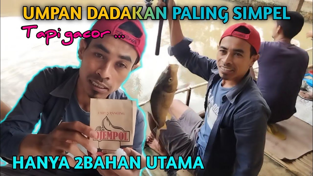 HANYA 2 BAHAN DASAR UTAMA BISA BERSAING DENGAN UMPAN MAHAL||UMPAN PUTIH DADAKAN SIMPEL