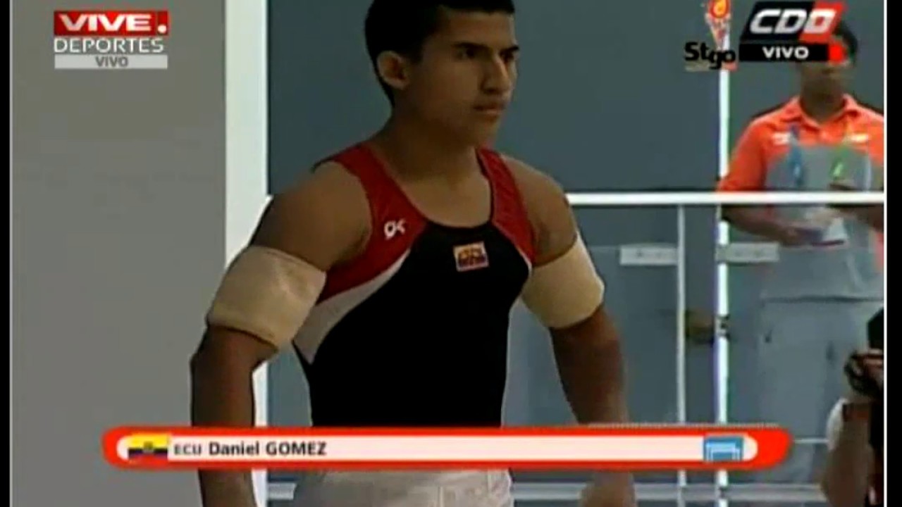 Daniel Gomez ECU PB EF @ Sudamericano Santiago 2014 - YouTube