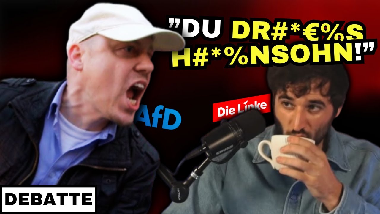 AFD WÄHLER RASTET KOMPLETT IN DEBATTE MIT 