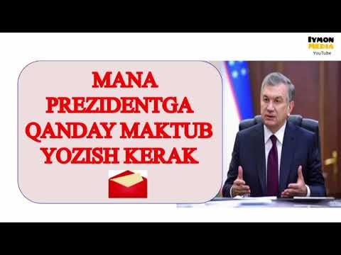 Video: Rahmat Maktublarini Qanday Yozish Kerak