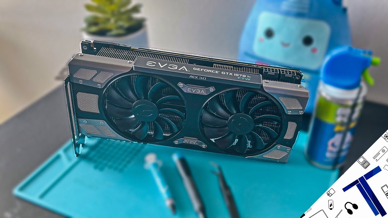 Cleaning & Replacing The Thermal Paste On My EVGA GTX 1070Ti FTW | With Music