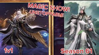 Magic Show! Zhuge X Zuoci Combo! PVP 1V1 Road To Emerald Season 61 Dynasty Legend 2 screenshot 5