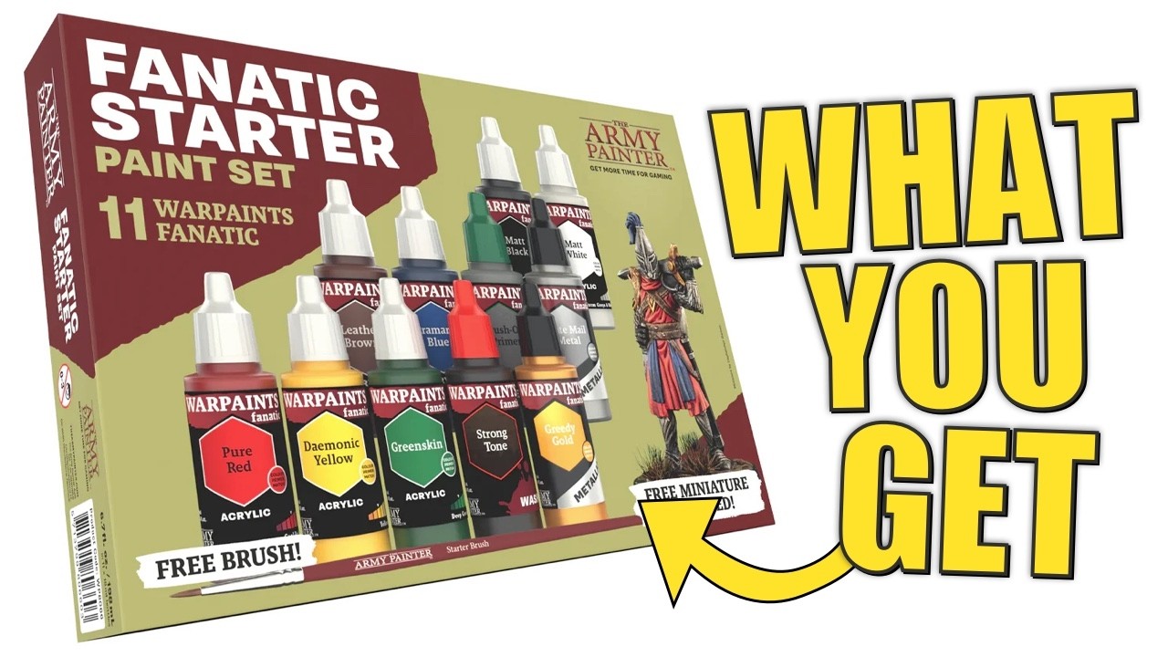 Стартовый набор красок для армейских художников, меняющий правила игры? Что вы получаете в коробке?