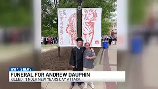Funeral held for Drew Dauphin