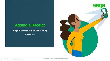 Sage Business Cloud Accounting (AME) - Adding a Receipt on the Mobile App