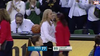 Kansas vs No. 5 Baylor Women's Basketball Highlights