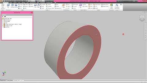 Flywheel Taper Collar (Video Tutorial) Autodesk Inventor